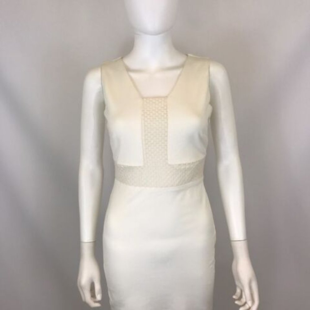 NWT Ro & De Bodycon Cocktail Dress in Ivory, S - Picture 14 of 15